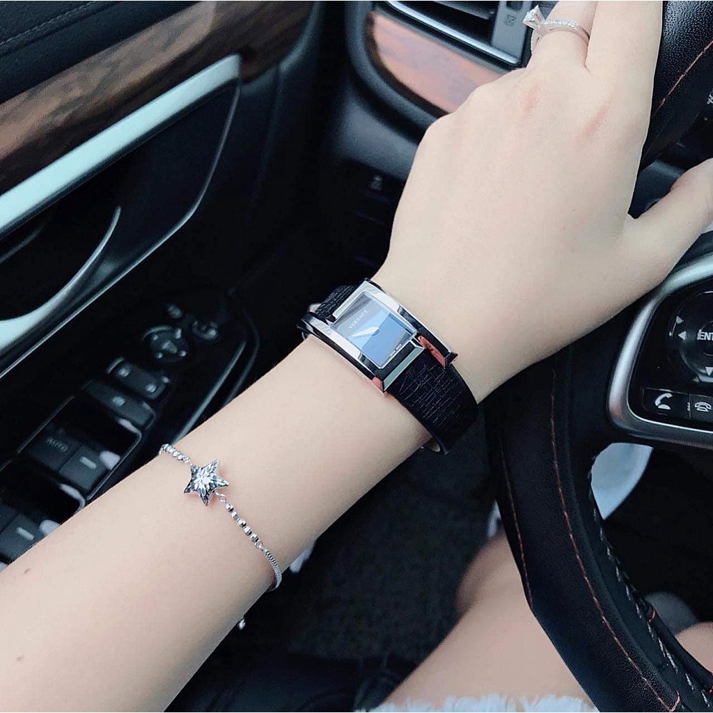 Đồng Hồ Nữ Ver.sace Greca Icon Black VELU00119 - Case 21x39mm