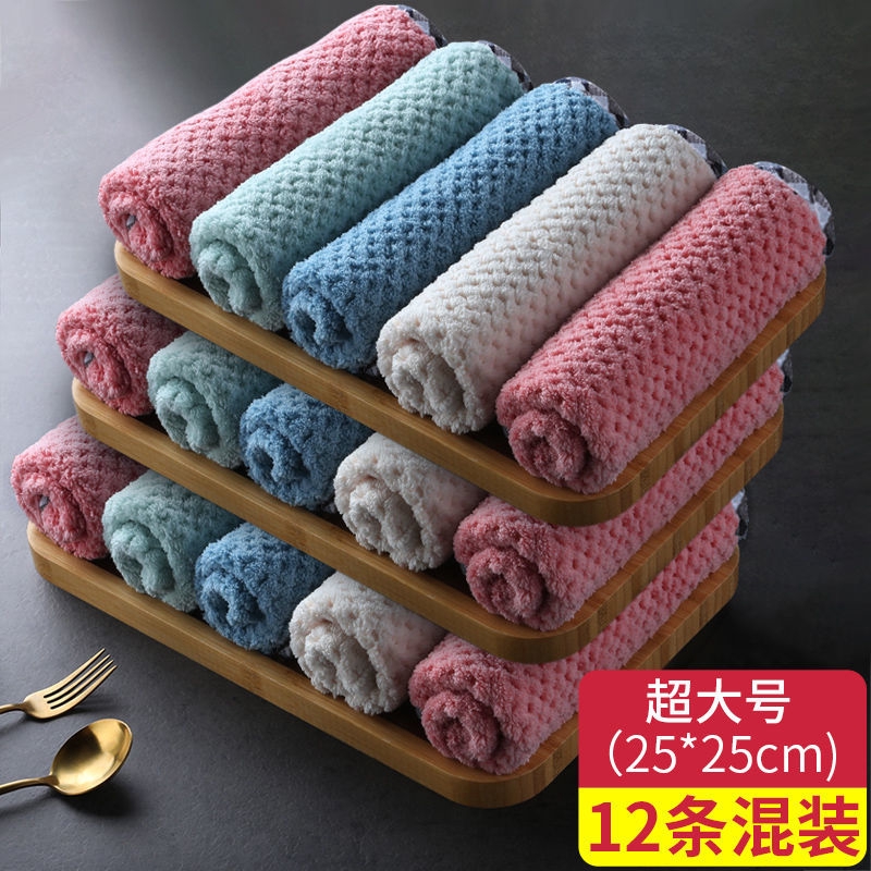 Khăn lau chén dĩa bằng sợi micro không mùi tiện dụng cho nhà bếp