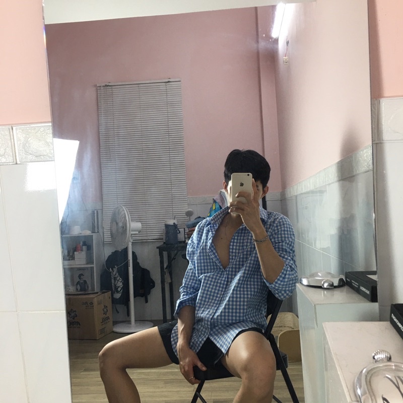 Áo sơ mi 2hand caro Dasmen