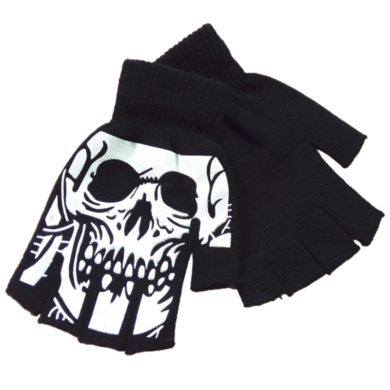 Găng Tay Hình Bộ Xương Dùng Để Biểu Diễn Nhảy Múa Phong Cách Halloween