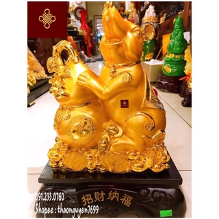 Tượng chuột ôm hồ lô phong thuỷ