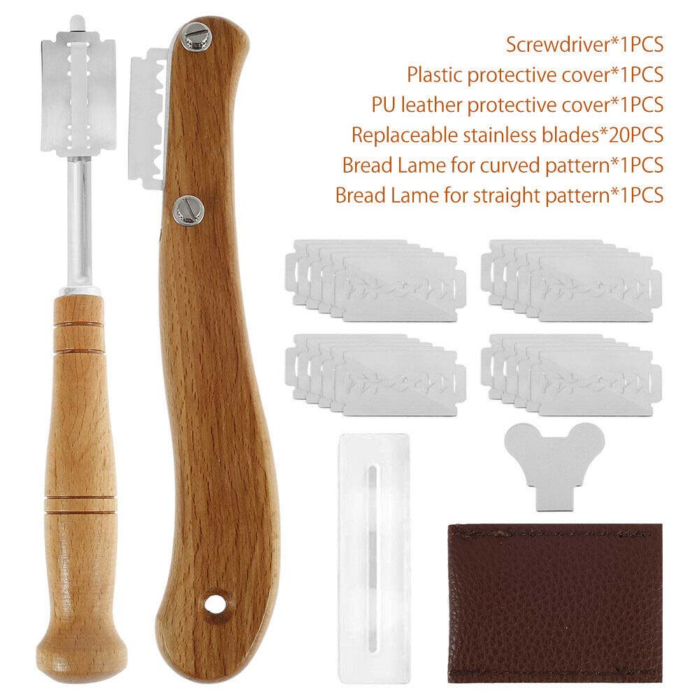 【TTLIFE】Bread Arc Curved Knife Bakers Cutter Slashing Tool Bread Dough Scoring Blade Tools Making Ra