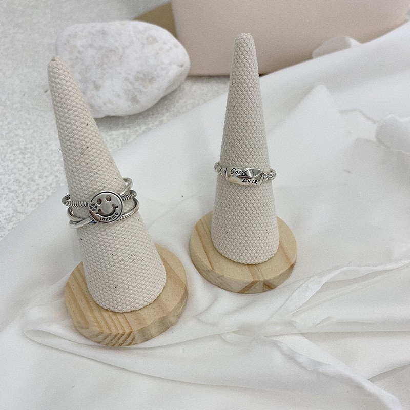 Nhẫn Nhiều Lớp Hình Mặt Cười B759