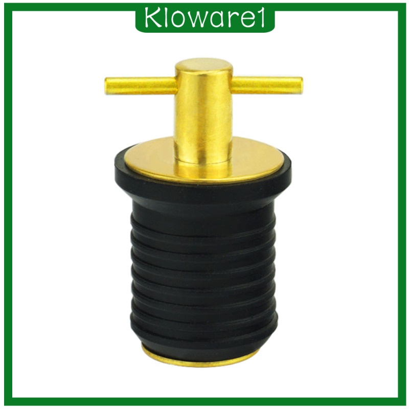 [KLOWARE1] 1\" inch New T-Handle TWIST-IN Boat DRAIN PLUG - Brass & Rubber Heavy Duty | BigBuy360 - bigbuy360.vn