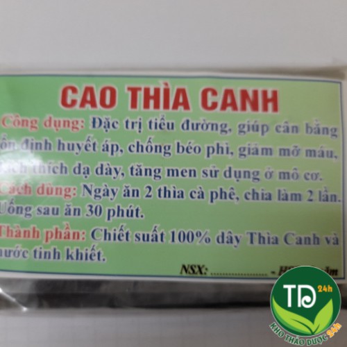 Cao Dây Thìa Canh Thái Nguyên [100 gram]
