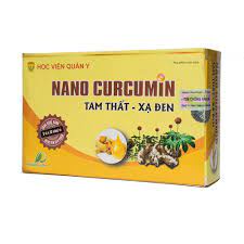 Viên nghệ uống Nano Curcumin - Tam thất, xạ đen (Hộp 30 viên)