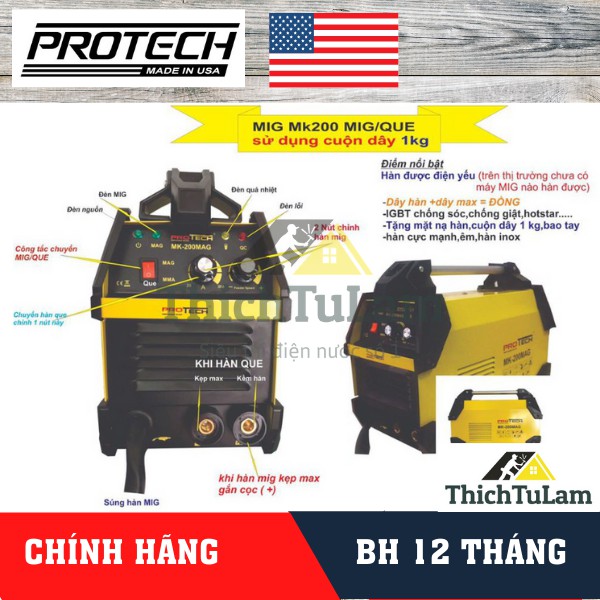 Máy hàn MIG PROTECH MAG200MK