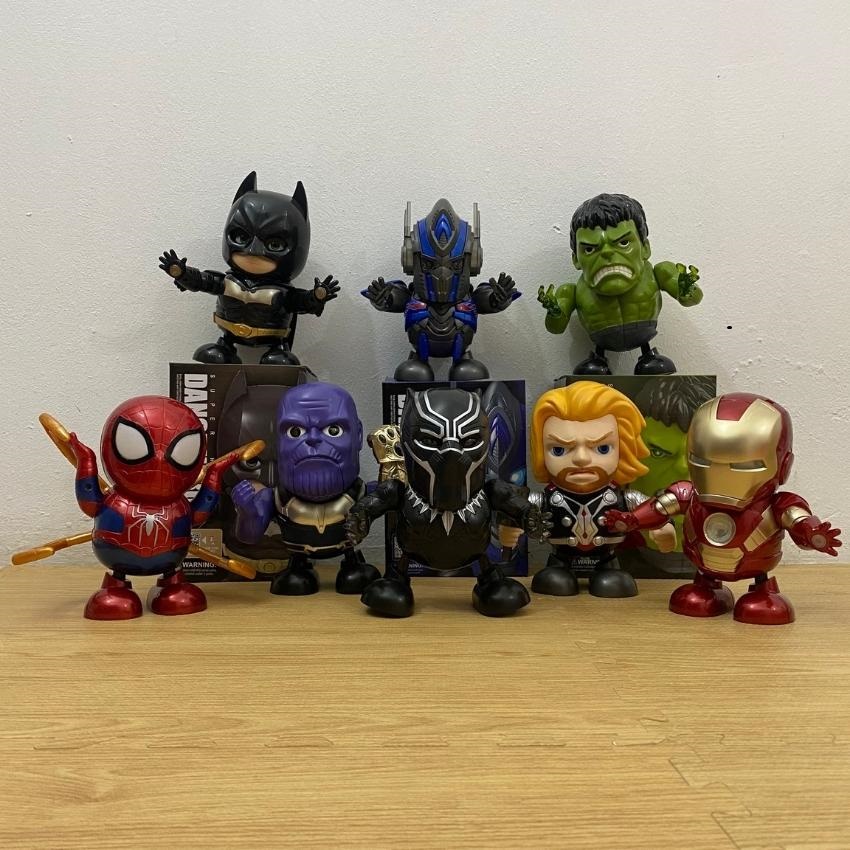 Robot Nhảy Múa Hình Optimus Có Nhạc Vui Nhộn, Phát Sáng Lấp Lánh Cao Cấp