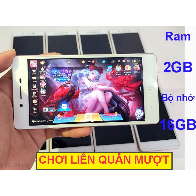 Điện thoại Sóng 4g cảm ứng Oppo a33/neo 7 có 2 sim lướt web wifi dùng mạng xã hội mạnh