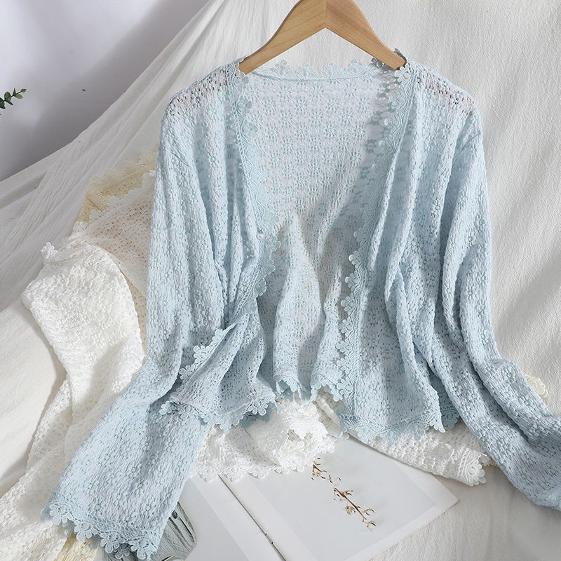 Áo Cardigan Chống Nắng Chất Liệu Chiffon Thời Trang Mùa Hè Ngọt Ngào