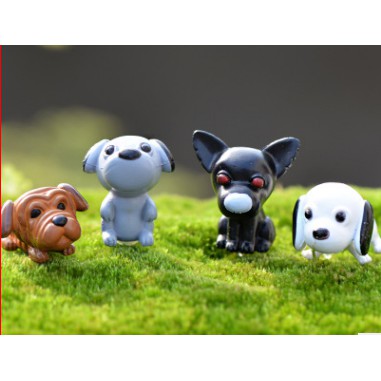 Chó Nhỏ Trang Trí Tiểu Cảnh quà tặng trang trí