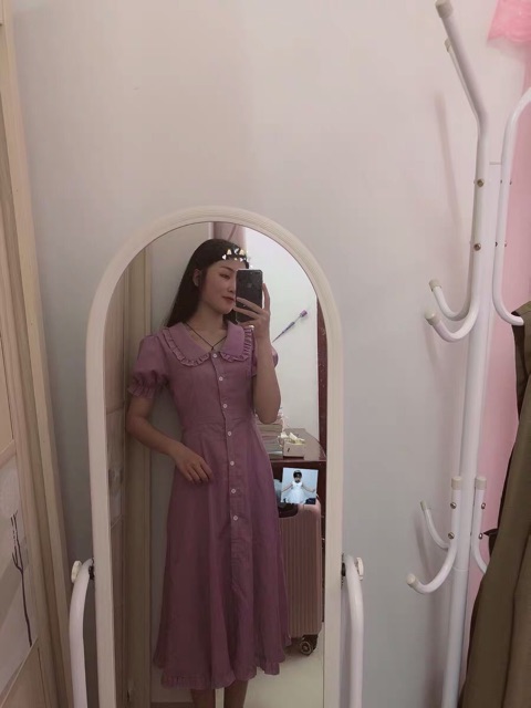 [Sẵn] Đầm dài công chúa có ảnh khách chụp ulzzang | BigBuy360 - bigbuy360.vn