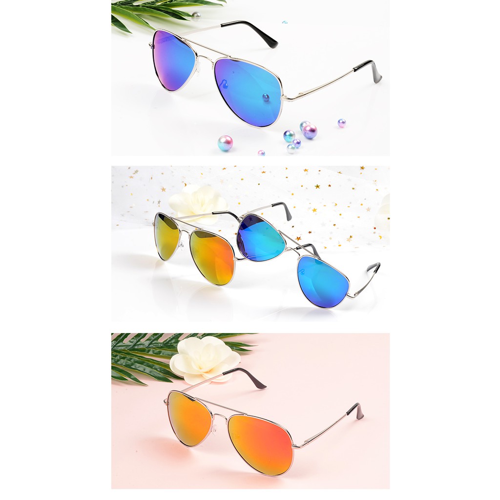 Mắt Kính tráng gương thời thượng phù hợp cho cả nam và nữ (Vàng) | BigBuy360 - bigbuy360.vn