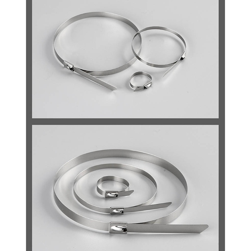 Dây Quấn Ống Xả Bằng Thép Không Gỉ Có Khóa Kéo