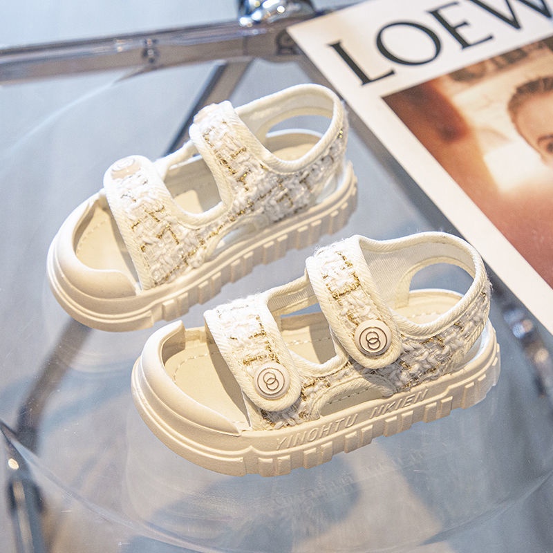 [Hàng Mới Về] Giày Sandal Công Chúa Đế Mềm Chống Trượt Thoải Mái Phong Cách Xiaoxiang Cho Bé Gái