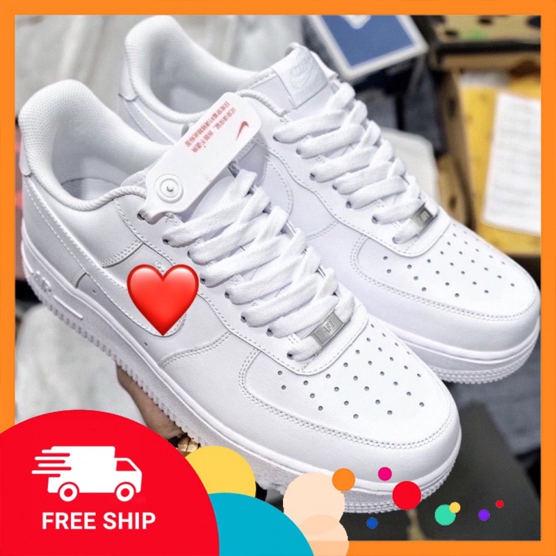 Giày_Nike Trắng Air Force S.Cấp, Giày Nike_AF1 Nam Nữ đi được full size 36-43, đầy đủ BOX bảo vệ, Hỗ trợ đổi trả