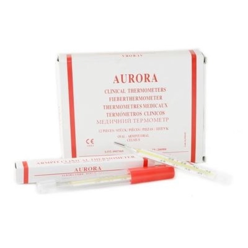 Nhiệt kế thủy ngân đo nhiệt độ cơ thể AURORA hàng Đức