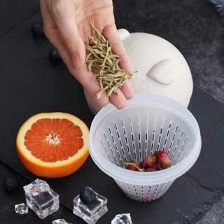 Bộ bình lọc trà kèm 4 ly lúa mạch