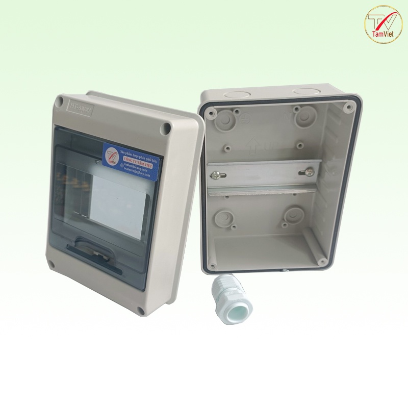 Hộp đựng aptopmat ngoài trời 5 CB có nắp che cao cấp