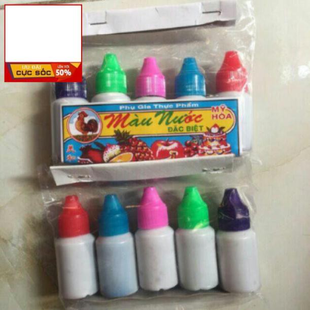 Màu thực phẩm size lớn ( nguyên liẹu làm bánh, làm slime)