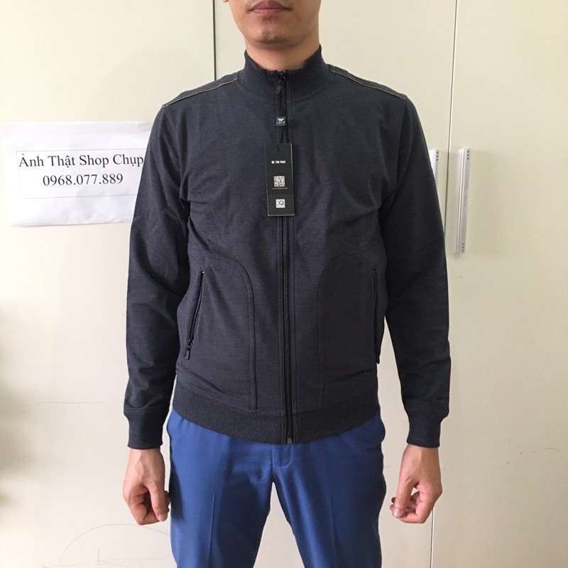 Áo Khoác Nỉ Lì Đẹp Ajk033w7 Regular 2 Màu- Tím Than,Đen có S/M/L | BigBuy360 - bigbuy360.vn