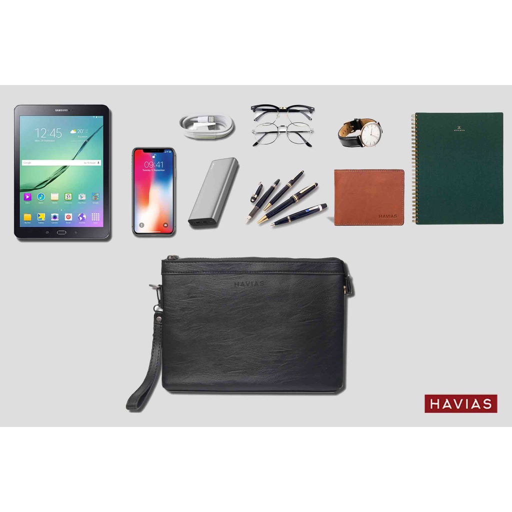 Clutch túi da cầm tay WRAP HAVIAS