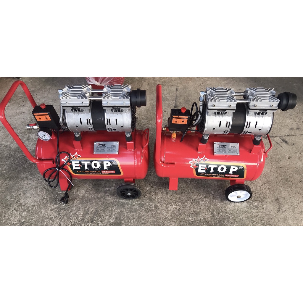 Máy nén khí không dầu ETOP 25L - 30L | Máy nén khí sạch( Không ồn, Cam kết hàng chuần)