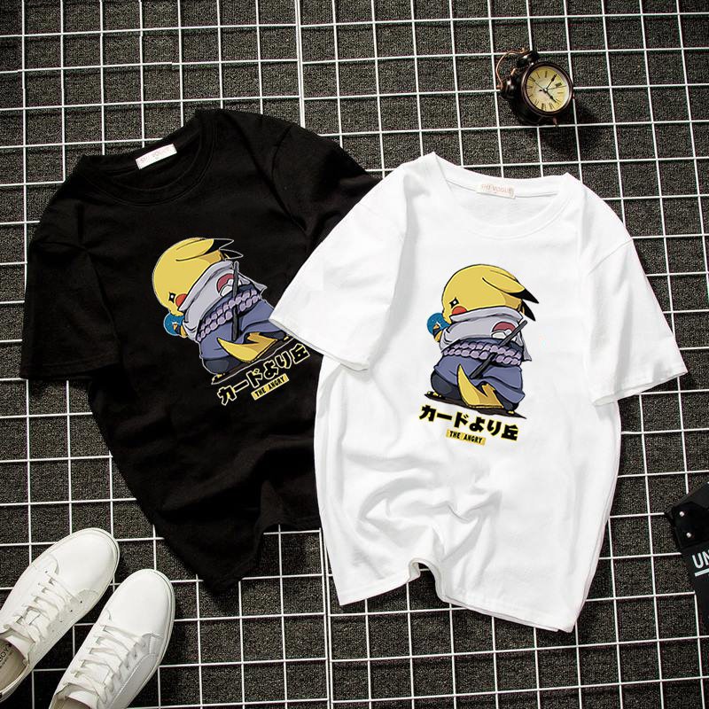 Áo thun tay lỡ họa tiết hoạt hình vải dày mịn 2020T3015