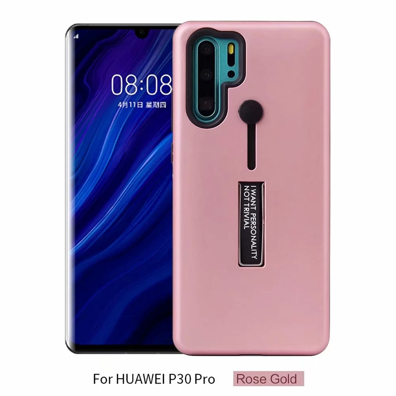 Ốp điện thoại vỏ giáp chống sốc có vòng xỏ ngón có chân đế cho HUAWEI P30 PRO P30 LITE P20 PRO P20 P10 LITE