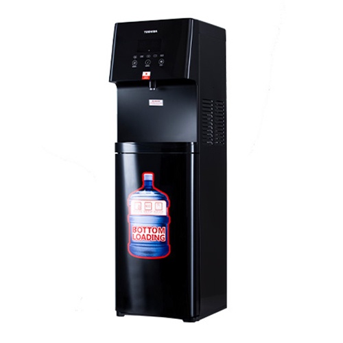 Cây nước nóng lạnh Toshiba RWF-W1830BV(K) bình nước gắn dưới điều khiển cảm ứng màu đen - Bảo hành hãng 12 tháng
