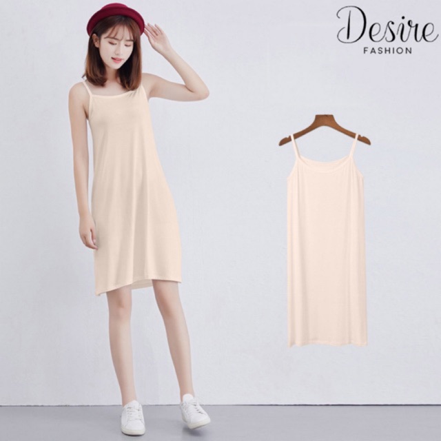 Đầm 2 dây 100% cotton lót đầm hoặc mặc nhà có bigsize đến 120kh | BigBuy360 - bigbuy360.vn