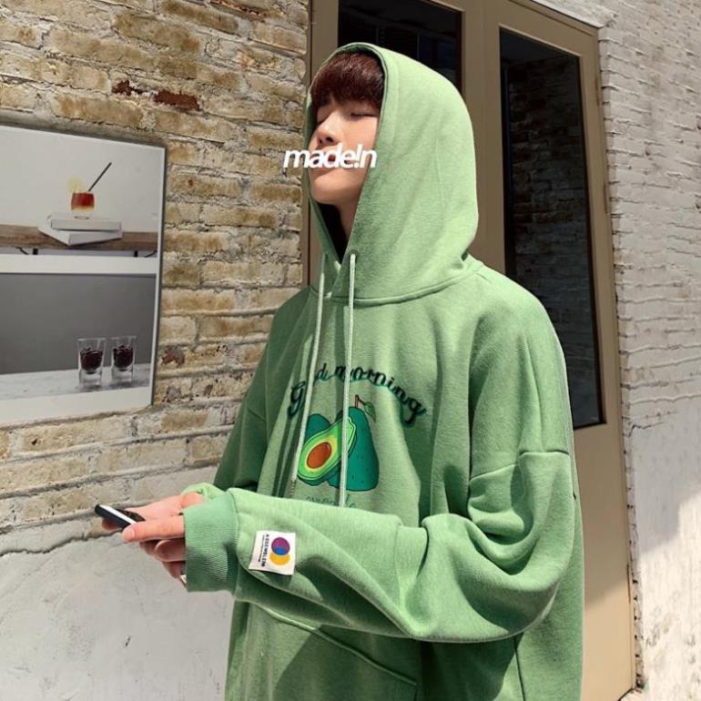 Áo Hoodie In Hình Trái Bơ Thời Trang Xuân Thu