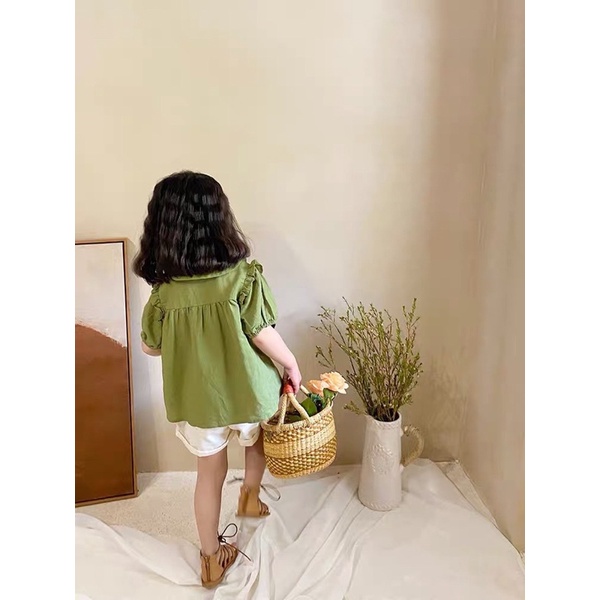 Set áo đũi thêu + quần BG