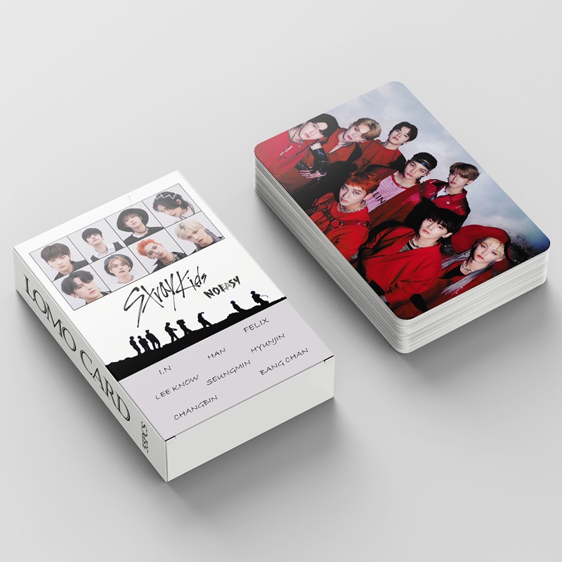 Hộp 55 Ảnh Thẻ Lomo Nhóm Nhạc Stray Kids