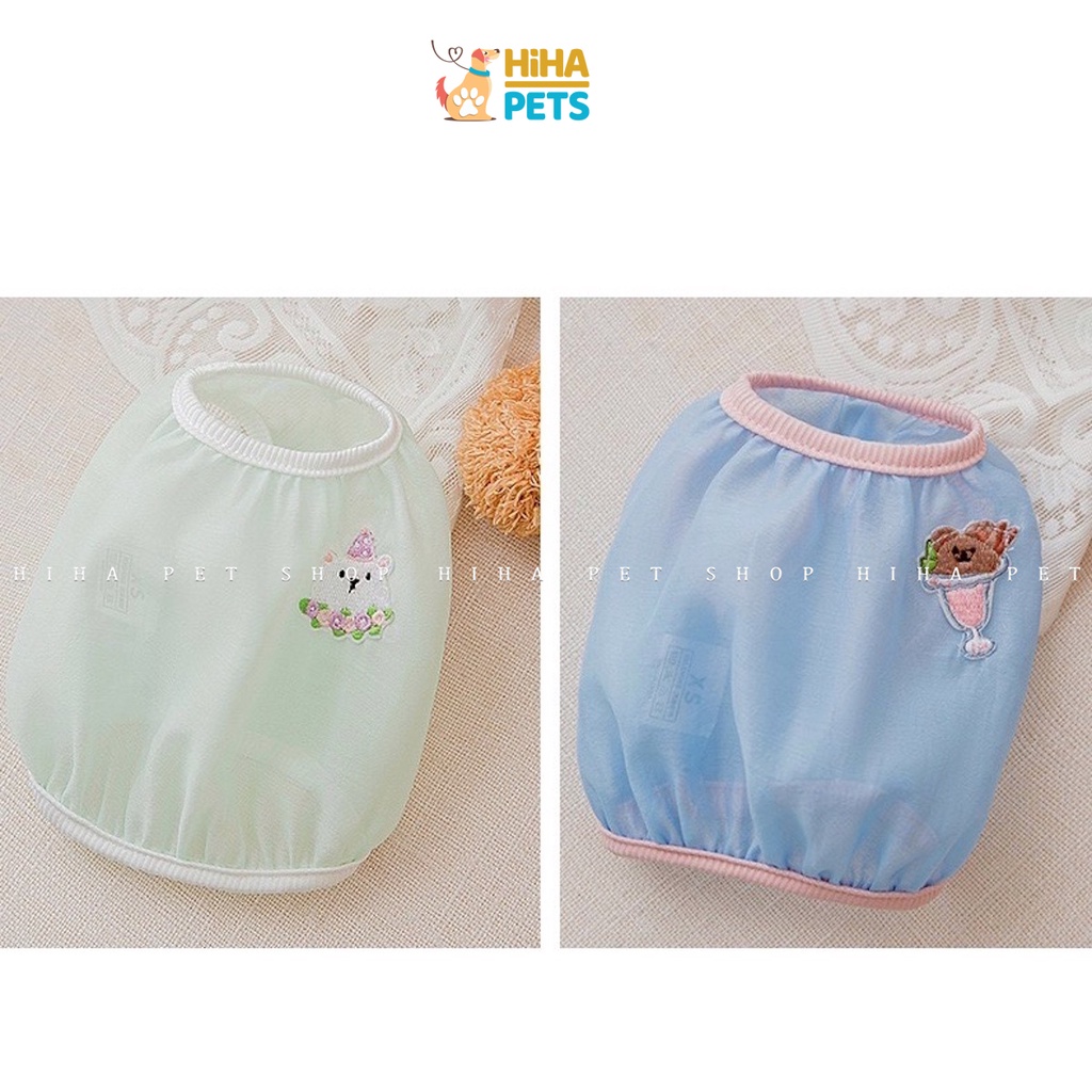 Áo Cho Thú Cưng Mát Mẻ Mùa Hè, Quần Áo Chó Mèo Hihapet