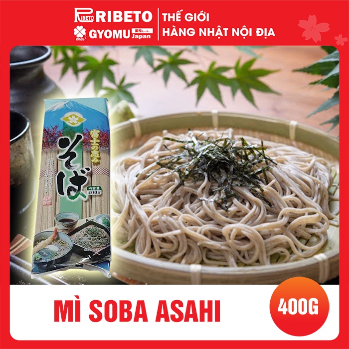 Mì Soba Asahi 400g - Hàng Nhật nội địa