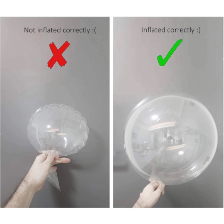 Bóng trong suốt galaxy size 18", size 24" trang trí tiệc, sinh nhật