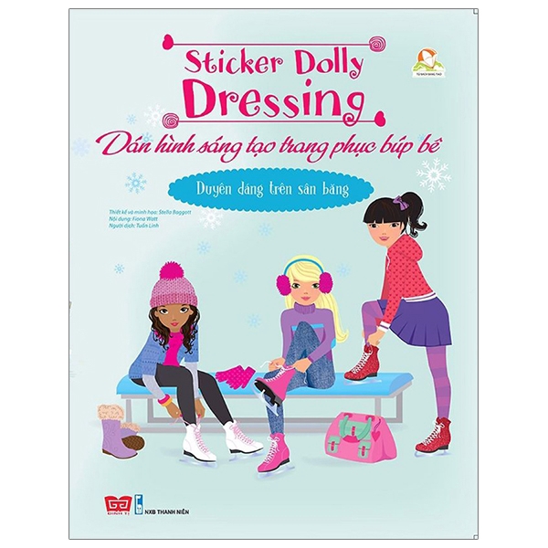 Sách - Sticker Dolly Dressing - Dán Hình Sáng Tạo Trang Phục Búp Bê - Duyên Dáng Trên Sân Băng