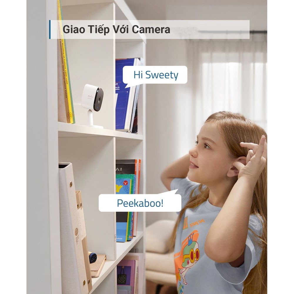 Camera Thông Minh Eufy (By Anker) Indoor 2K Pan And Tilt T8410