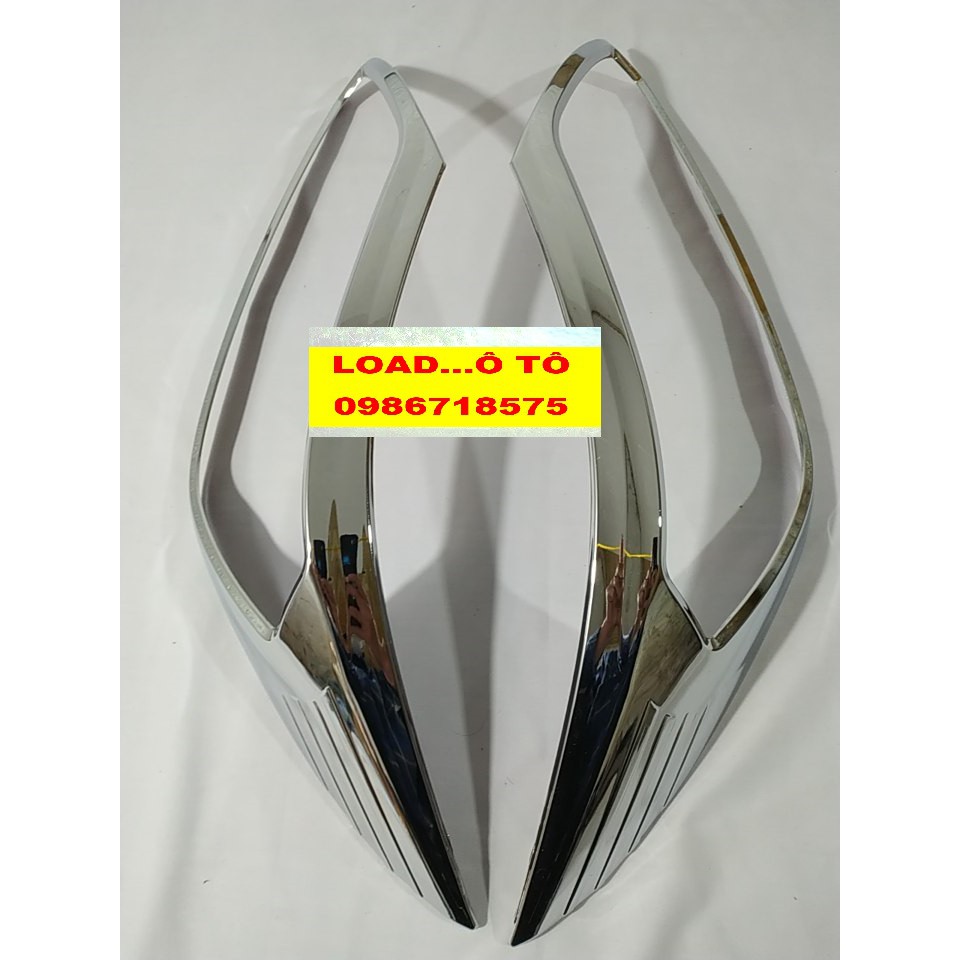 Ốp Viền Đèn Pha, Hậu Xe Nissan Navara 2022-2016 Nhựa ABS Mạ Crom Sáng Bóng Cao Cấp