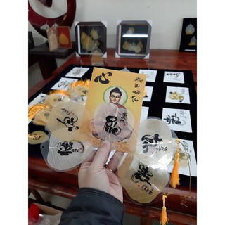 Lá Bồ Đề thư pháp