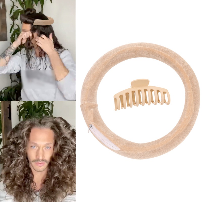 Dụng Cụ Uốn Tóc Dài Tự Nhiên Không Dùng Nhiệt Dành Cho Nữ