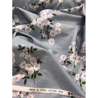 Sale 1m75 vải cotton 100% nhập khẩu Hàn Quốc khổ 1m6