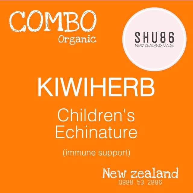 Combo siro tăng đề kháng hệ hô hấp cho bé Kiwiherb Children’s Echinature của New Zealand của khách