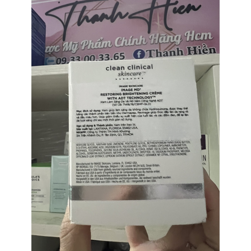 Kem dưỡng sáng da,ngừa lão hóa Image MD Restoring Brightening Crème With ADT Technology TM 50ml