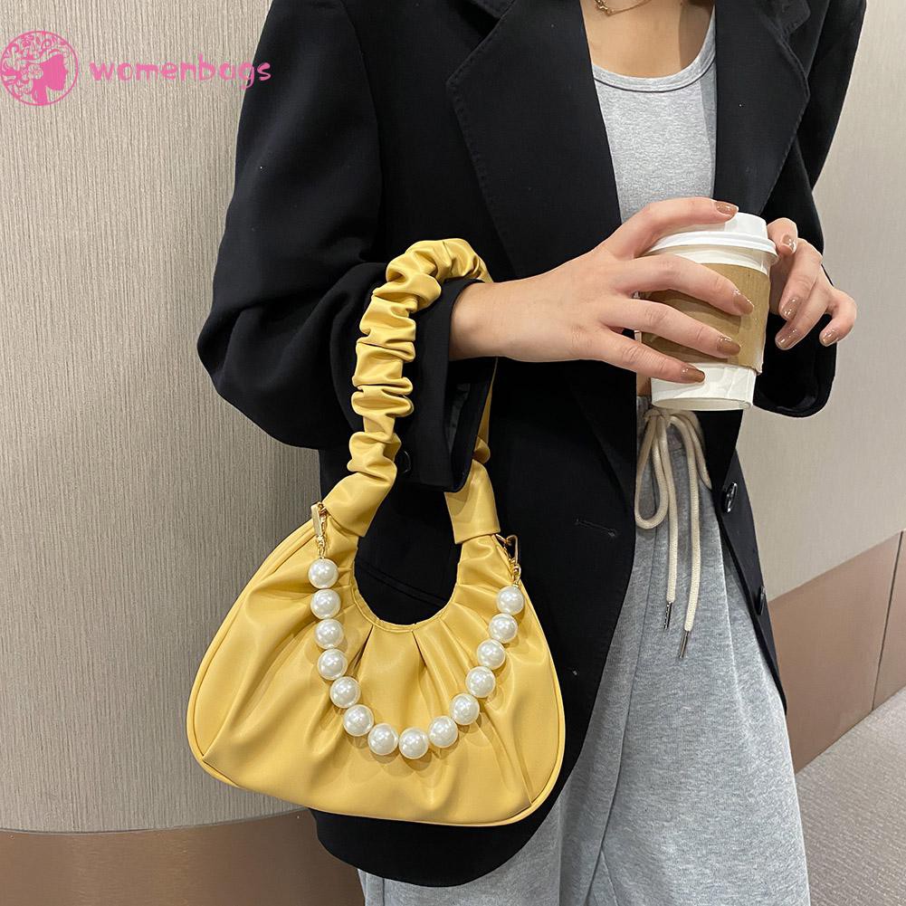 Túi đeo vai đính ngọc trai thời trang dành cho nữ | BigBuy360 - bigbuy360.vn