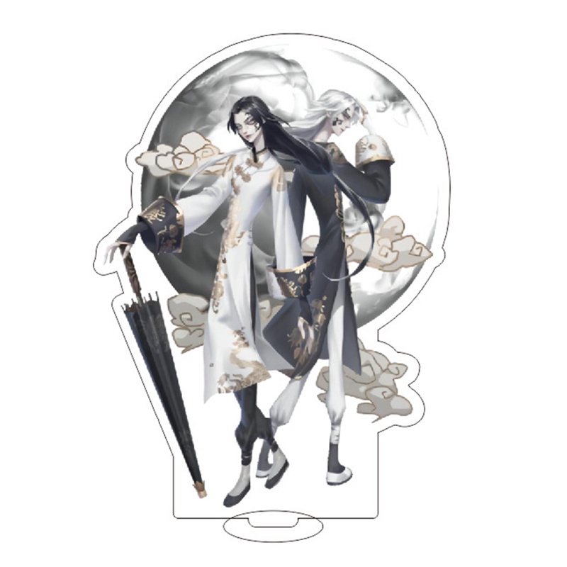 Mô Hình Nhân Vật Anime Hai Mặt Bằng Acrylic Phong Cách Mới Sáng Tạo Để Bàn Trang Trí