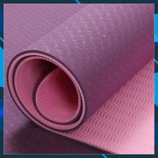 thảm yoga 6mm TPE 2 lớp (Tặng túi to 8mm)