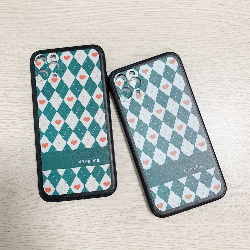 Ốp lưng iphone Xanh cổ điển cạnh vuông chống sốc cho iphone 11 7plus 8plus x xsmax 11pro max 12pro 12promax13promax e178