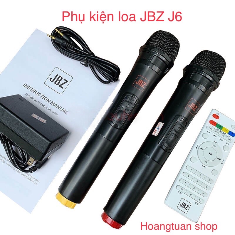 Loa kéo JBZ J6 ( 2 micro bluetooth) New.